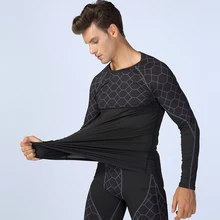 Футболка для фитнеса с длинным рукавом мужской спортивный топ спортивный костюм спортивная одежда Быстрая сушка майка мужская спортивные футболки фитнес футболка мужская для мужщин джерси майка для фитнеса