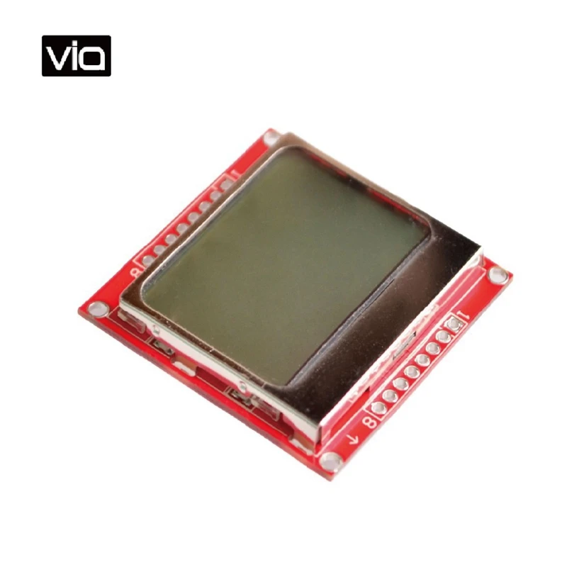 

Arduino 5110 Free Shipping Smart Electronics LCD Module Display Monitor White backlight adapter PCB 84*48 84x84 Nokia 5110 Scree