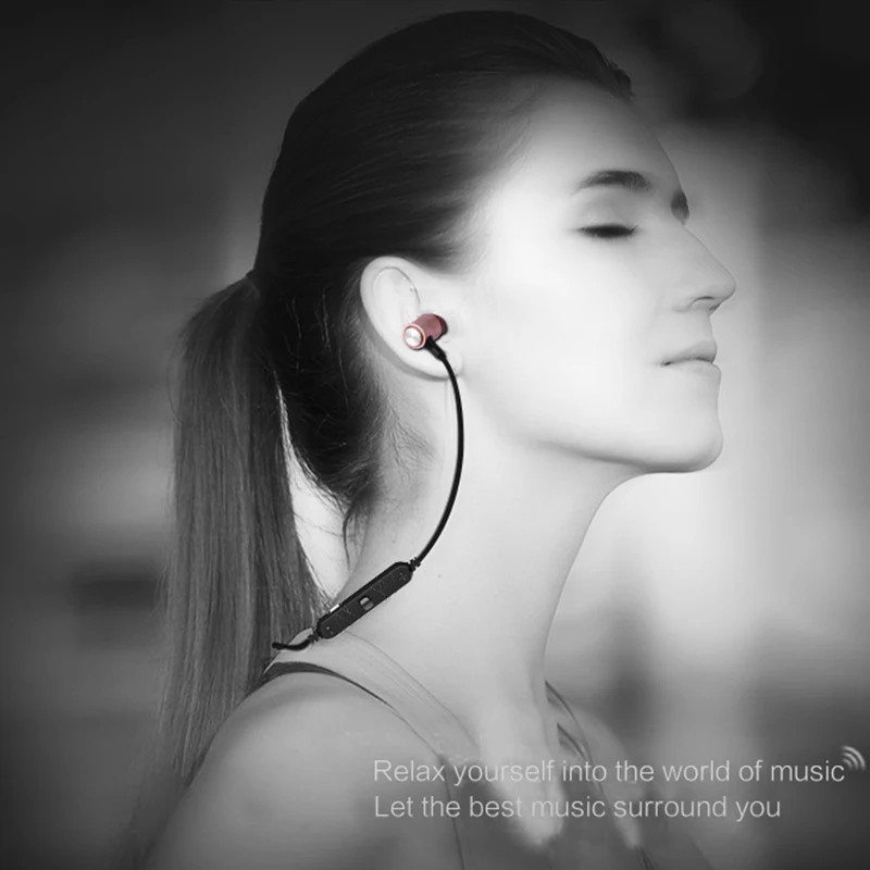 AWEI A921BL Wireless Earphone Sport Bluetooth Earphones Headset With Micr Stero Bass Earbuds Earpieces For iPhone 7 8 6 X XS