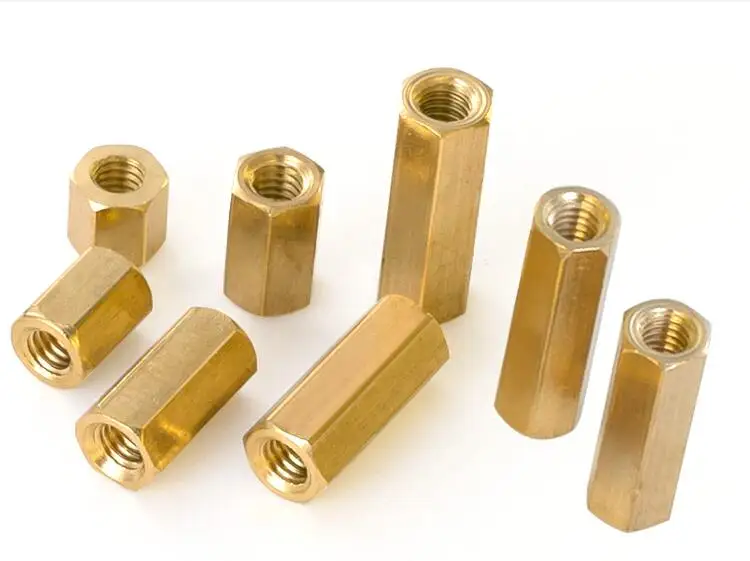 Hxchen 20Pcs M3x40 Female Thread Hexagonal Hex Brass Pillar Standoff Spacer
