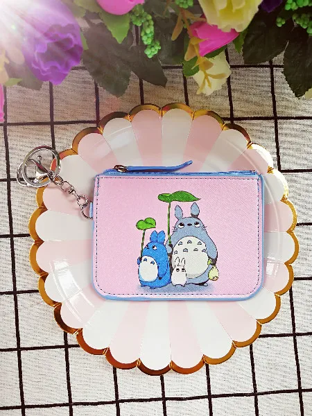 IVYYE 1 шт. Totoro Мягкие плюшевые куклы плюшевые сумки милые Kawaii С мультипликационным рисунком сумка мягкая монета мини-игрушки держатель для ребенка подарок