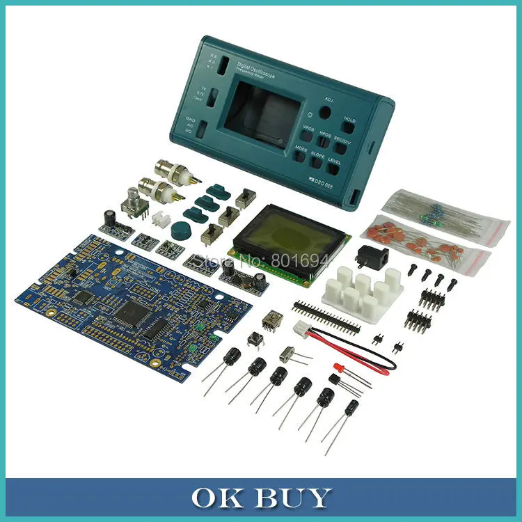 

Pocket-sized Digital Oscilloscope E-learning / Competition DIY Kit Parts DSO 068 Frequency Meter Analog 3M
