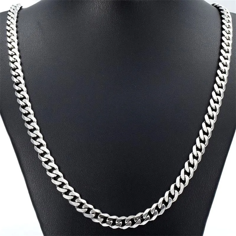 7mm Stainless Steel Chain Silver Color 