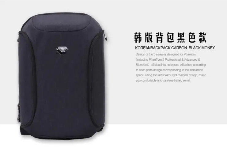 Новейший рюкзак для DJI Phantom 4 3, чехол для переноски, Жесткий Чехол для DJI Phantom 3 4 FPV Drone RC Quadcopter - Цвет: Korean Backpack