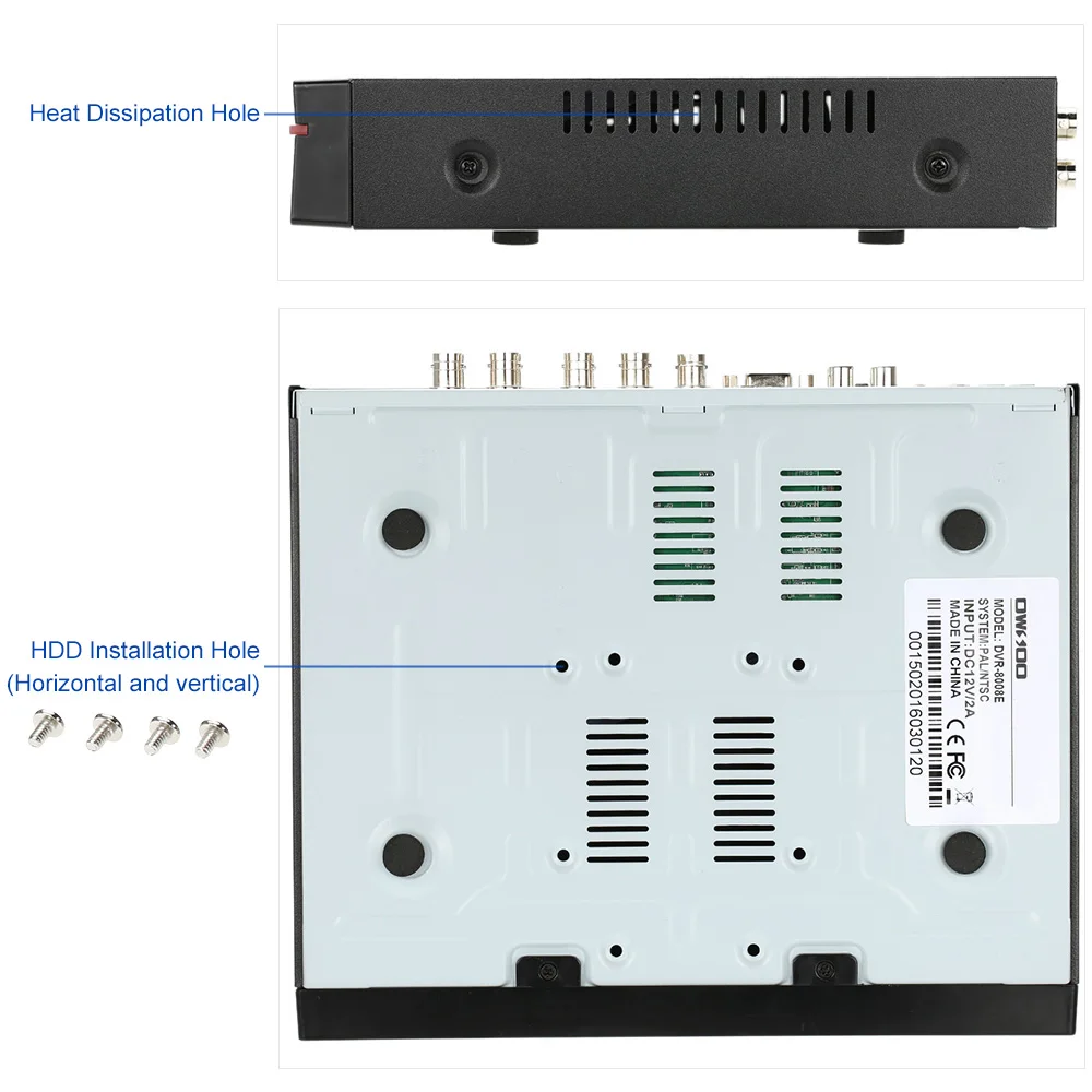 OWSOO 960H/D1 CCTV DVR 8CH с жестким диском ТБ Seagate H.264 P2P облачная сеть 8Ch регистратор