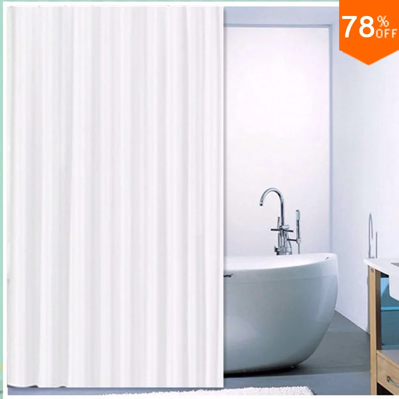 Hot sale Hotel shower curtain customize bath room curtain peva plain