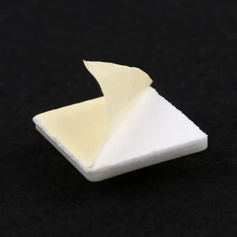 50Pcs White Self Adhesive 40mmX40mm Tie Mounts  Flat Holder Fixer Organizer Drop Adhesive Wiring Accessories Tie Mounts