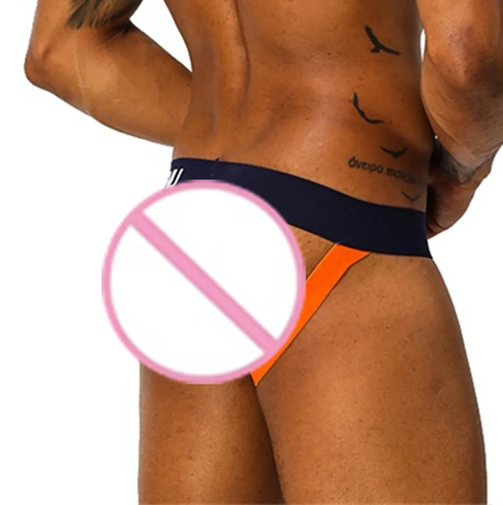 Men's Fashion Splicing Soft Briefs Underpants Knickers Shorts Sexy Underwear 701