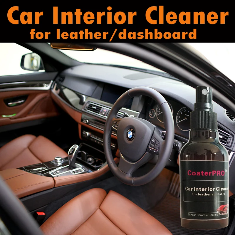 

CoaterPRO Auto interior part cleaning agent leather dashboard clean trim clean car care cleaner door inside clean