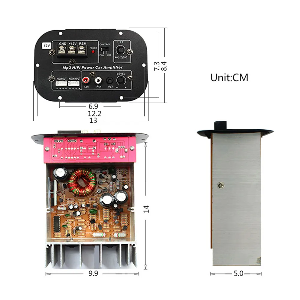 Aoshike 12 V Subwoofer de alta potencia Placa de amplificador de coche de tono completo bajo puro Subwoofer núcleo 8 pulgadas 10 pulgadas 12 pulgadas Aoshike 12 V Subwoofer de alta potencia Placa de amplificador de coche de tono completo bajo puro Subwoofer núcleo 8 pulgadas 10 pulgadas 12 pulgadas