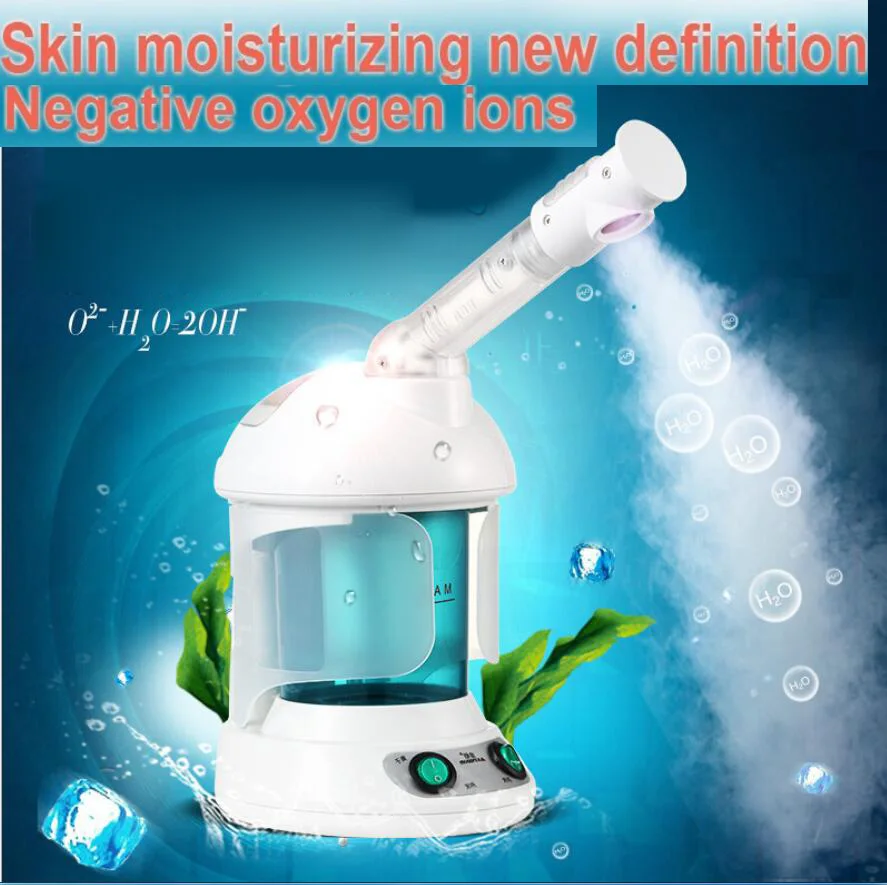 

Nano Ionic face Moisturizing Humidifier Facial Hydration System Atomizer Portable Vaporizer Spa Ozone facial Steamer Mist Fogger