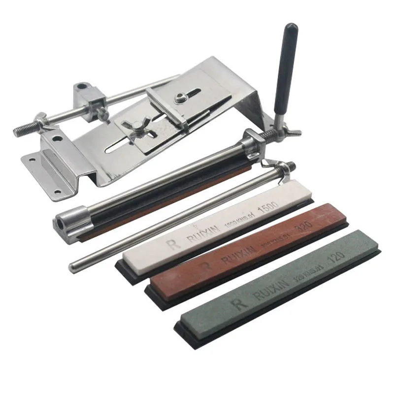 Точилка для ножей Профессиональная система заточки из нержавеющей стали Ruixin кухонные инструменты аксессуары для шлифовальных ножей заточные наборы