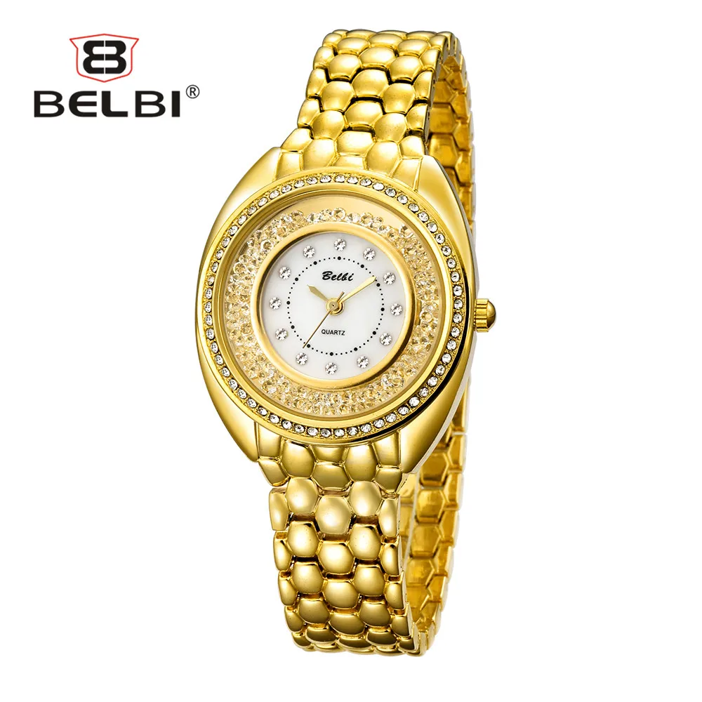 

Luxury Ladies Jewelry Wrist Watches Fashion Drift Diamond Bracelet Quartz Female Watch Waterproof Silver Women Clock Brand BELBI