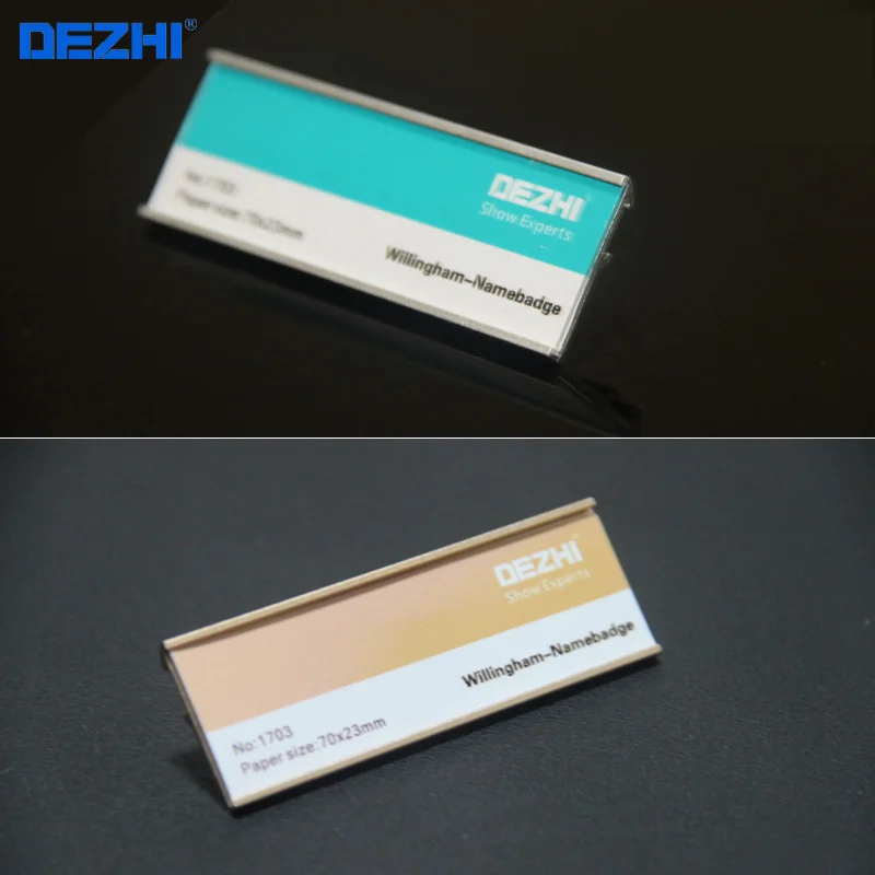 70*25mm Wholesale Price Metal Strong Name Tag