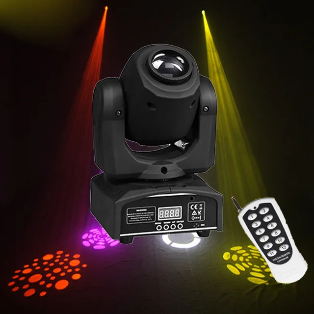 Wireless Remote Control DMX Stage Spot Moving Heads 30W LED Spot Moving