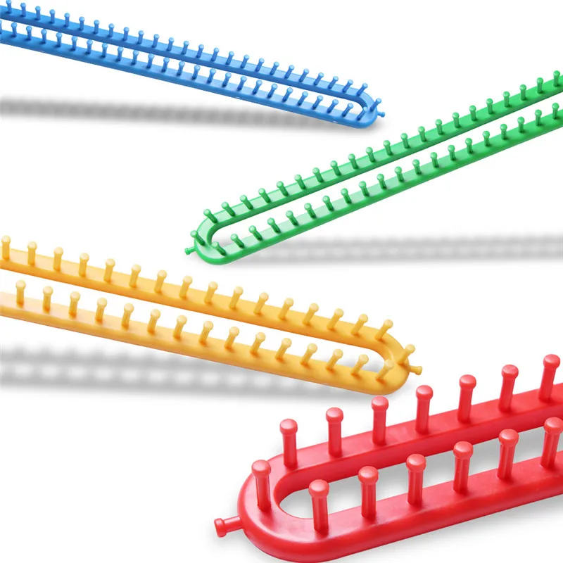 4 Sizeset Plastic Long Knitting Set Scarf Shawl Hat Socks Knitter Maker Knit DIY Women Craft Tools Accessory For Children Gift  (5)