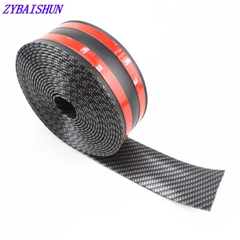 

5D Carbon Fiber on Car Stickers Vinyl Door Bumper Film Protector Trim Trunk Decal in Auto for Infiniti Audi BMW