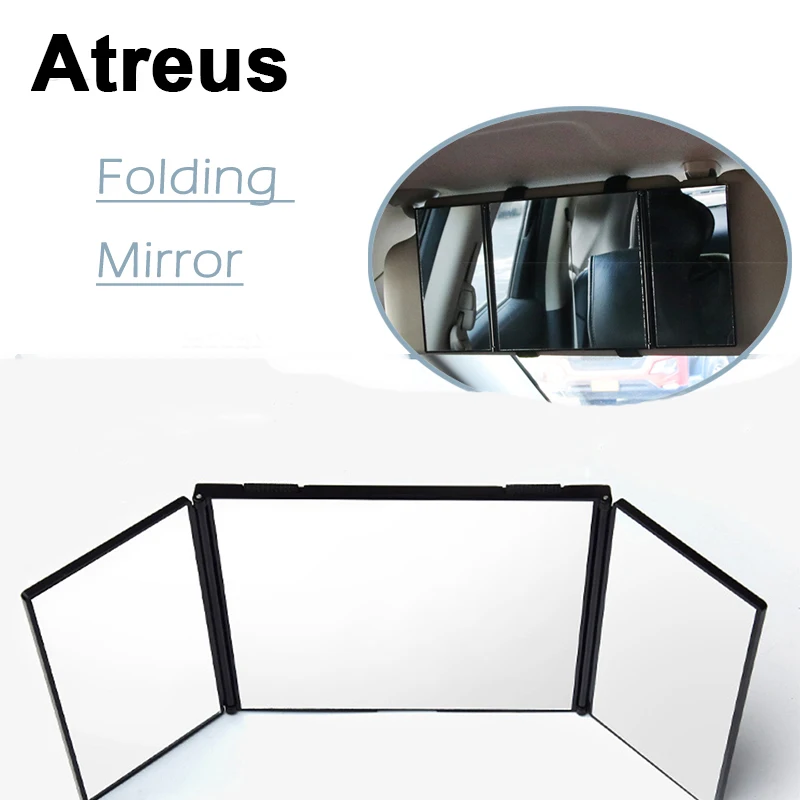 Atreus Foldable Makeup Rear View Sun Shade Baby Care Mirror For