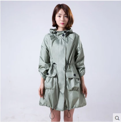 2006 New Fashion Women Trench Raincoat Woman Rain Coat Girl Light Portable capa de chuva impermeable rain suits regenjas coat
