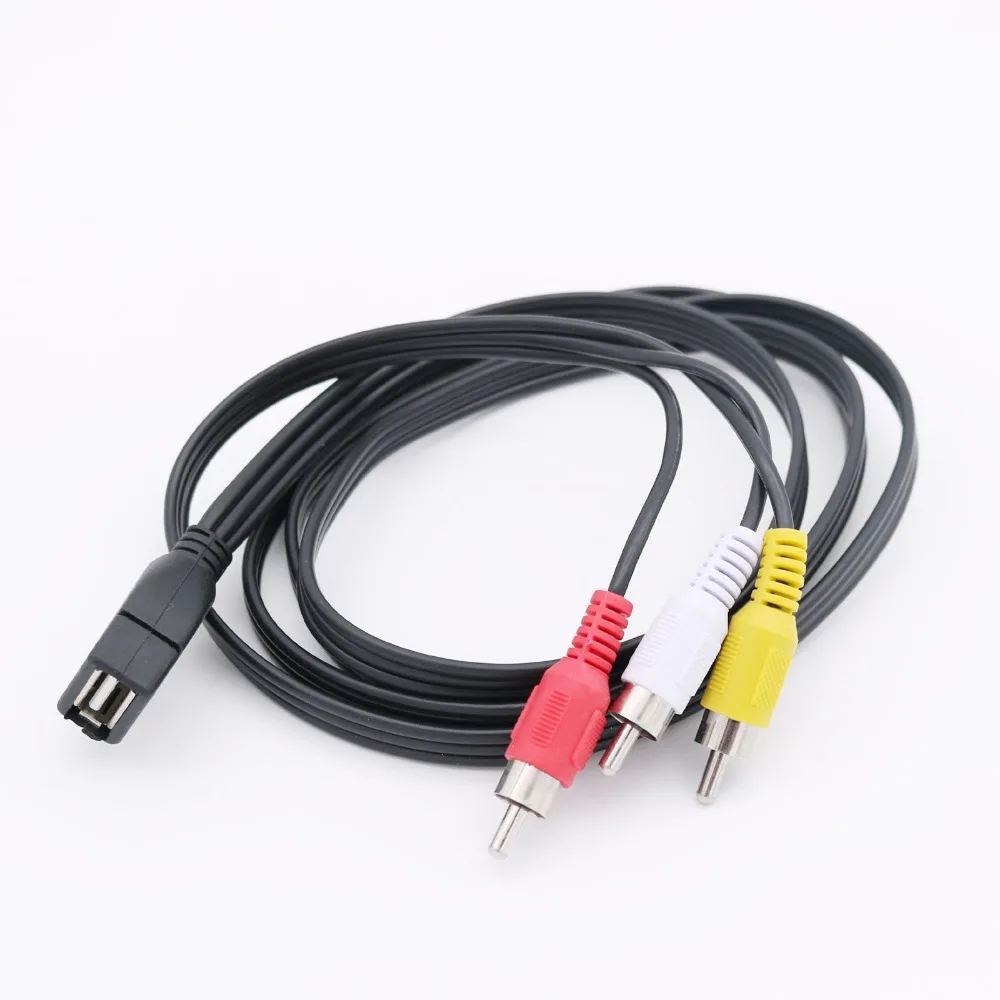 1 шт. USB 2,0 A Female to 3 RCA Male Line переходник lotus кабель USB to AV pc tv аудио-видео кабель телеприставка 5 футов