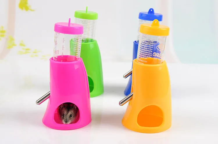 Новый хомяк гнездо бутылка для воды Авто пьяница Guinea Pig подачи диспенсер с дом