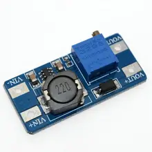 MT3608 2A Max DC-DC Step Up Power Module Booster Power Module For Arduino 3-5V to 5V/9V/12V/24V 5PCS