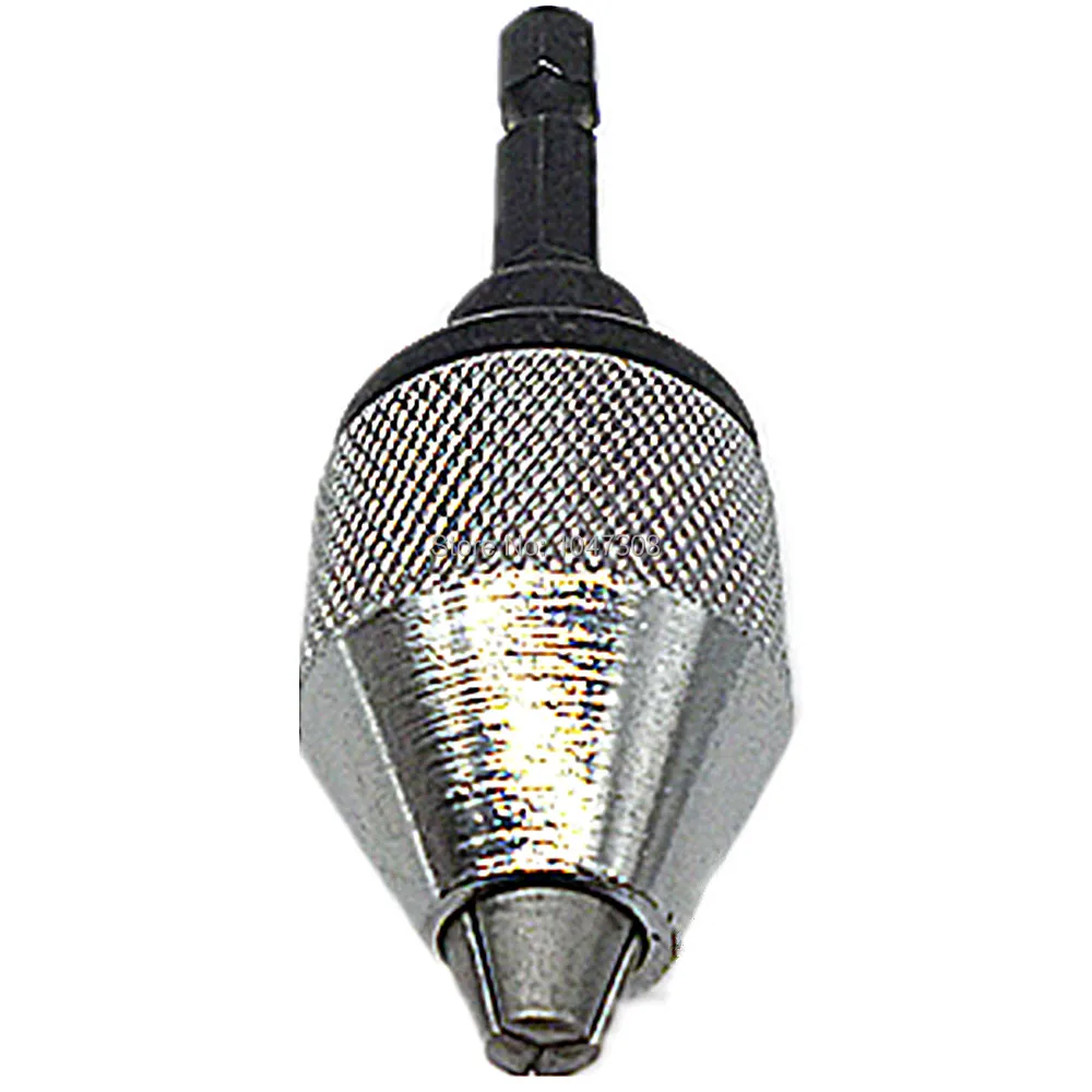 Keyless Drill Chuck Screwdriver Impact Driver Adaptor 14 Hex Shank Drills