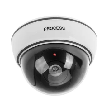 

2 Packs 2Pcs Oval-shaped false camera white