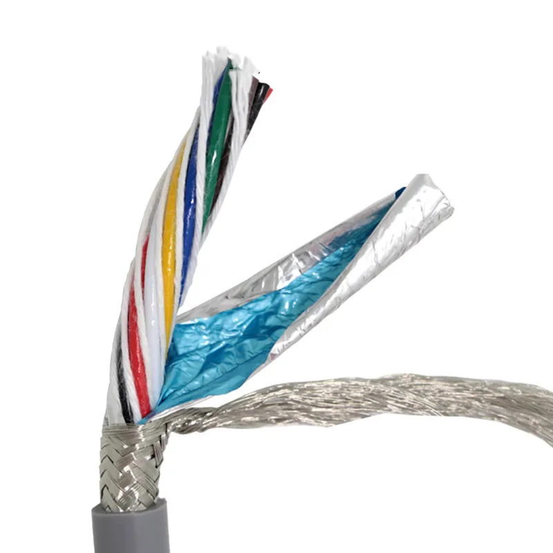 22AWG 2/3/4/5 сердечник экранированный кабель 5 м гибкий провод с ПВХ изоляцией TRVVP
