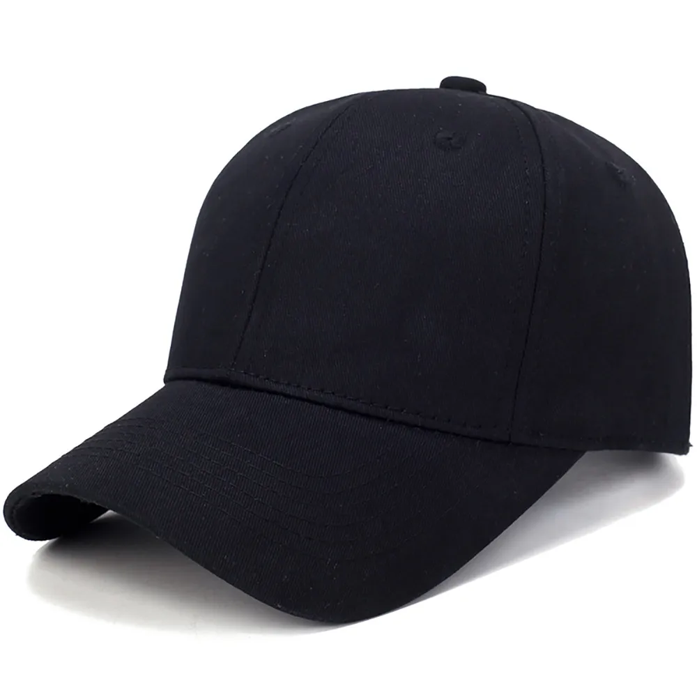 H30 унисекс одноцветная модная летняя Бейсболка Повседневная простая женская шляпа от солнца регулируемая