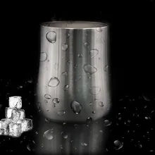 304 пивная кружка из нержавеющей стали, чашка для чая, молока, белого вина, бокал в форме тыквы, 300 мл