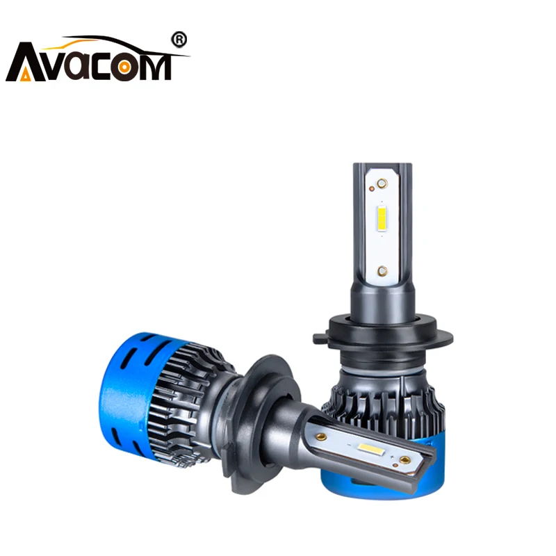 AVACOM H7 светодиодный автомобильный фонарь H4 лампы 12 В 6500 К 4300 3000 12000 к Bombillas H1 H11 H8 H9 9005