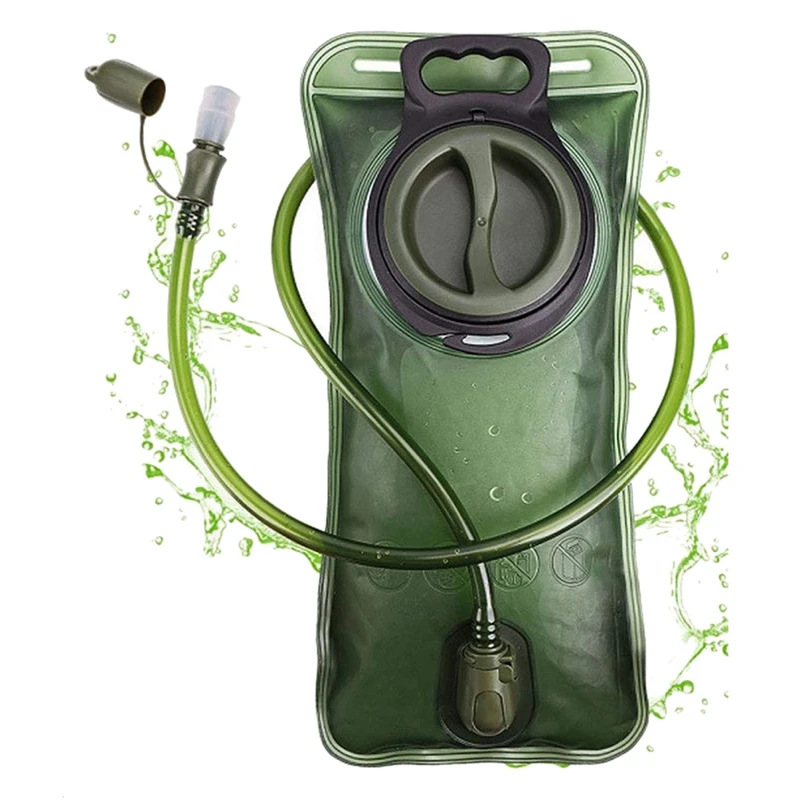 

2L Big Mouth Tpu Water Bag Outdoor Sports Water Bag Camping Water Bag Backpack Portable Water Bag Hiking Bike Climbing Equipme