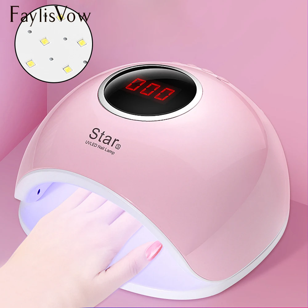 

Smart5 72W LED UV Lamp Nail Dryer For Curing Gel Polish Fingernail Toenail Curing Nail Art Light with Timer Screen Free Shipping