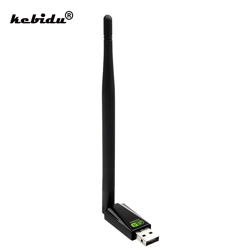 

kebidu Free Driver Wireless USB Wifi Mini 150Mbps USB Wireless Network Card RTL8188GU 802.11b/n/g High Speed WiFi LAN Adapter