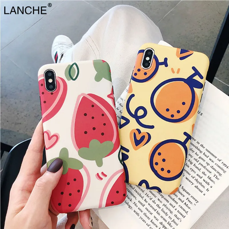 LANCHE для Xiaomi Redmi Note 7 Чехол mi 8 9 se lite 6 6x Mix 2s милый фруктовый узор мягкий силиконовый