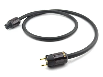 

Hexlink Golden 5 Audiophile Mains Power Cable EU Plug power cord cable 1.5m