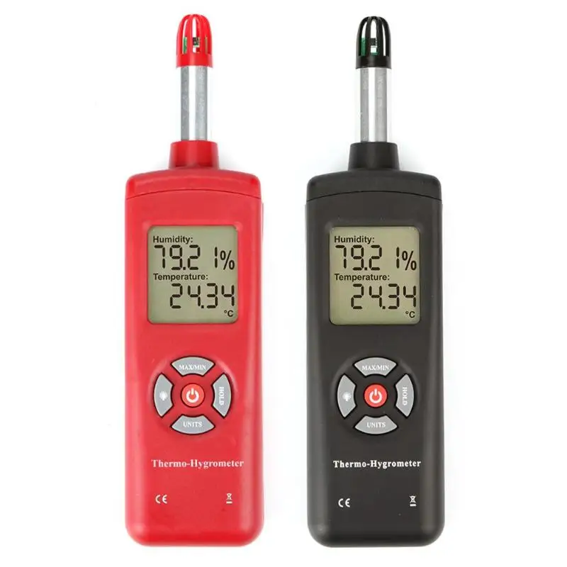 Digital Data Hold Humidity Temperature Meter Thermometer Thermo-Hygrometer