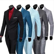 (Jacke + Pants + Weste) 2016 Männer Anzüge Marke business Blazer Jacke Formelle kleidung Männer Anzug Gesetzt Männlichen hochzeit Bräutigam Smoking dreiteilige