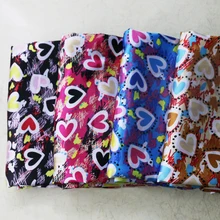 Детское сатиновое одеяло с рисунком сердца и шармезом