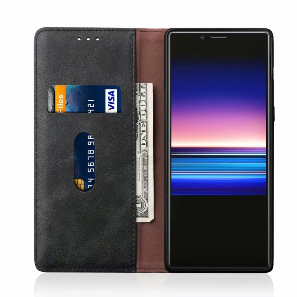 Ретро откидная крышка для Coque sony Xperia L3 Чехол кошелек для sony Xperia 10/Xperia 10 Plus/Xperia 1 для sony Xperia L3 чехол