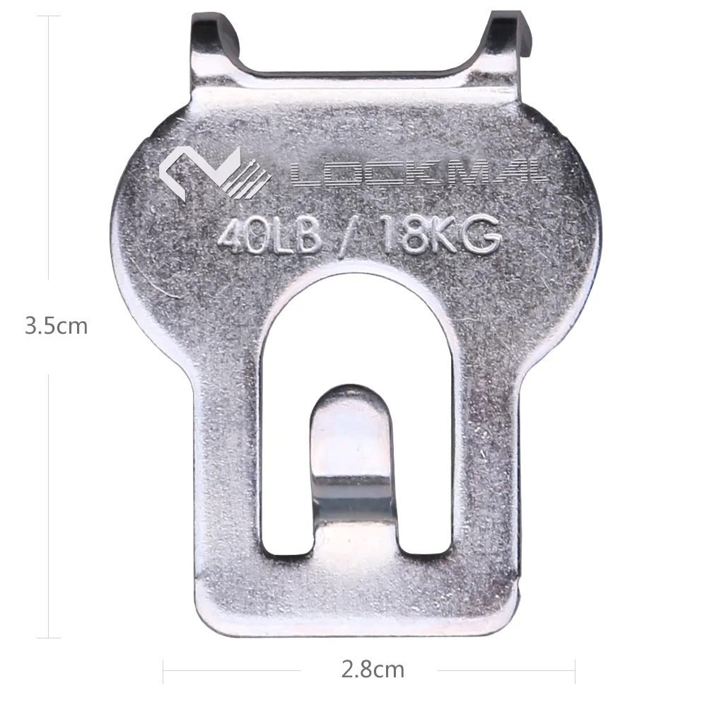

Tool Free Picture hanging kit 40lb Limit 5 piece(1 Pack),silver