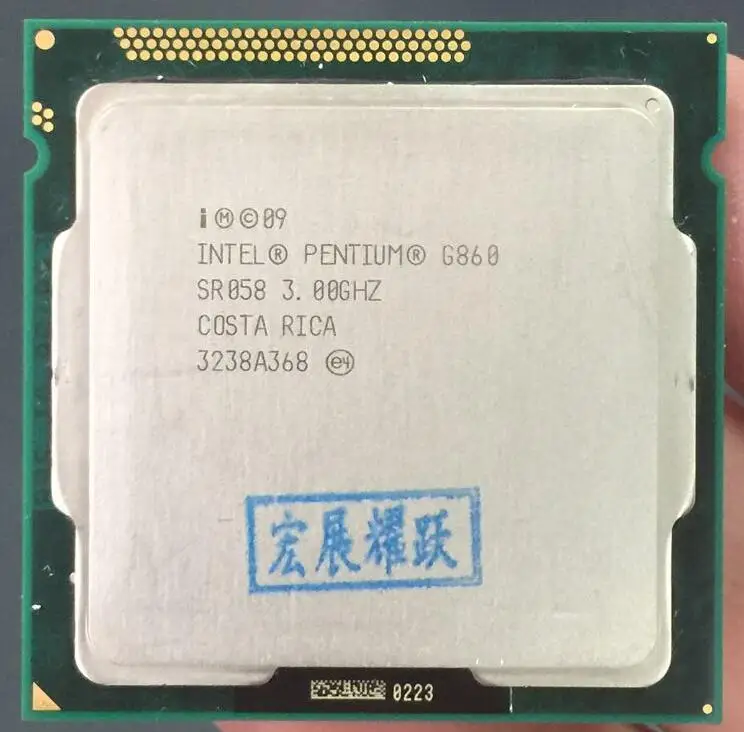 Intel processador pentium g860 (3m cache, 3.00 ghz) cpu, dual core lga ...