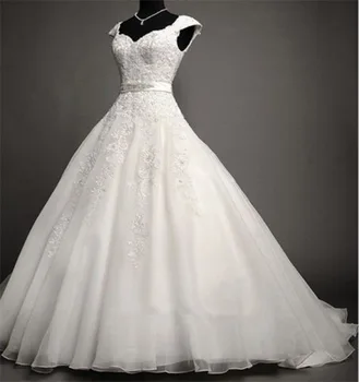

Luxury Lace Strapless vestidos de noiva Floor Length Long Wedding Dresses Gowns vestido de casamento