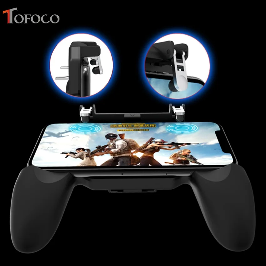 Mobile Game Controller PUBG Mobile Controller Pubg Key Gaming Grip Gaming Joysticks 4.5-6.5inch Android iOS Compatible Phone Mobile Game Controller PUBG Mobile Controller Pubg Key Gaming Grip Gaming Joysticks 4.5-6.5inch Android iOS Compatible Phone