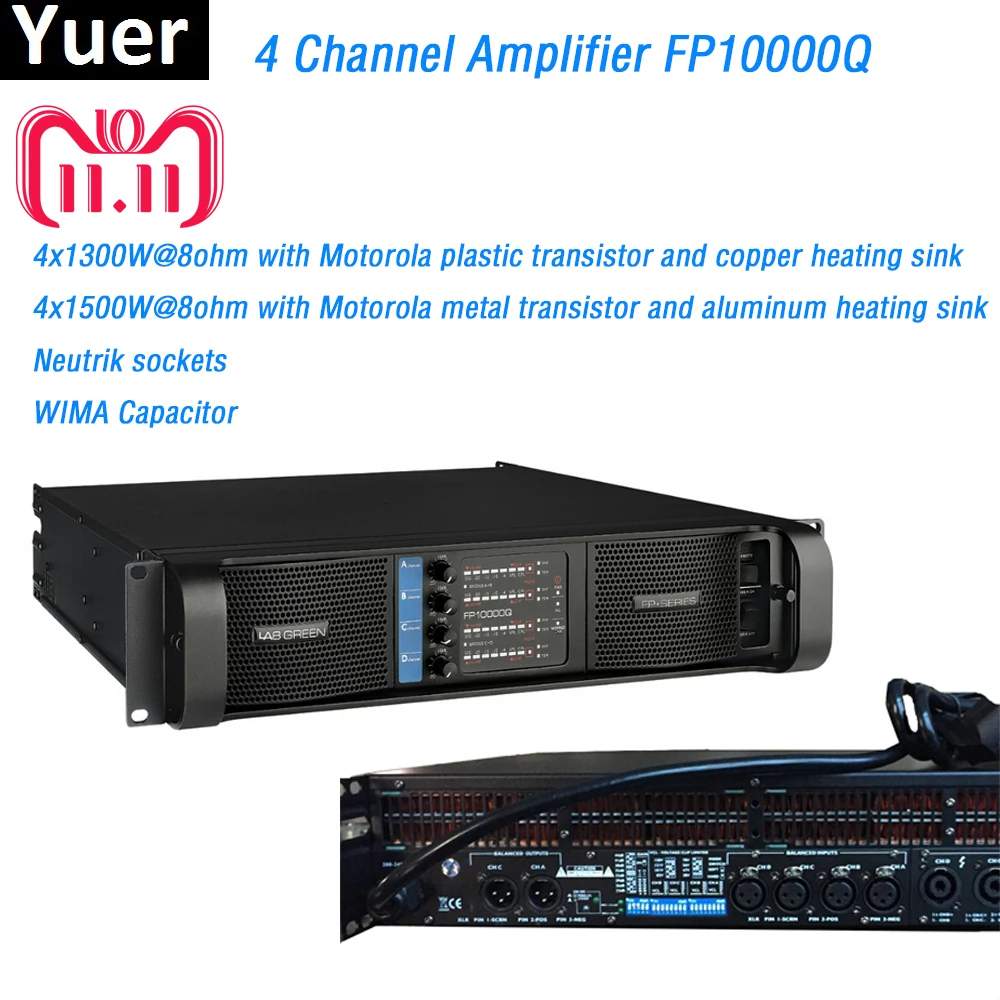 4 Channel Amplifier FP10000Q Line Array Amplifier NEUTRIK Connectors fp10000q line array professional Sound Power Amplifier Line 4 Channel Amplifier FP10000Q Line Array Amplifier NEUTRIK Connectors fp10000q line array professional Sound Power Amplifier Line