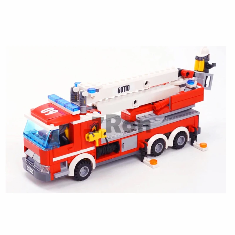 Совместимость с Lego 60110 Бела 10831 город пожарная станция Строительные блоки