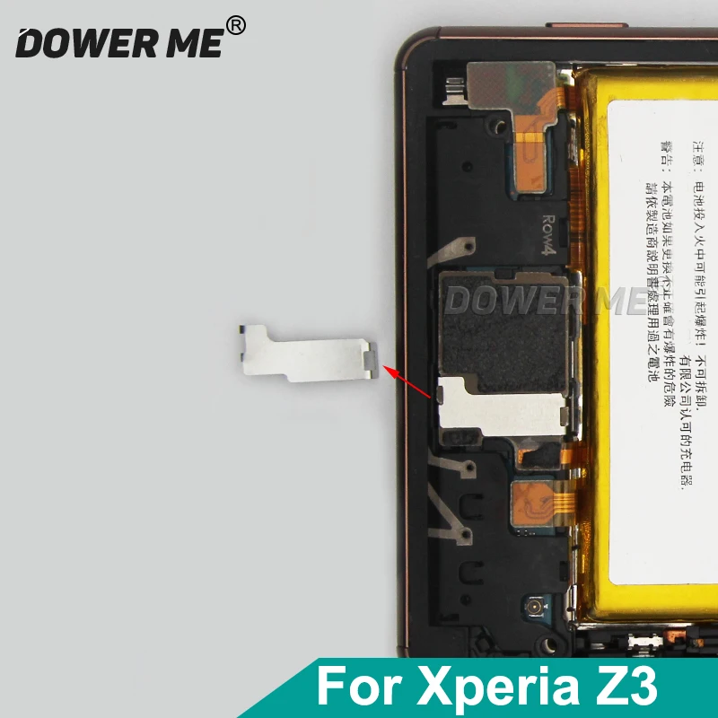 

Dower Me Power Flex Cable Loudspeaker Holder Metal Cover Buckle For Sony Xperia Z3 D6603 D6653 SOL26 Z3 Dual D6633 D6683