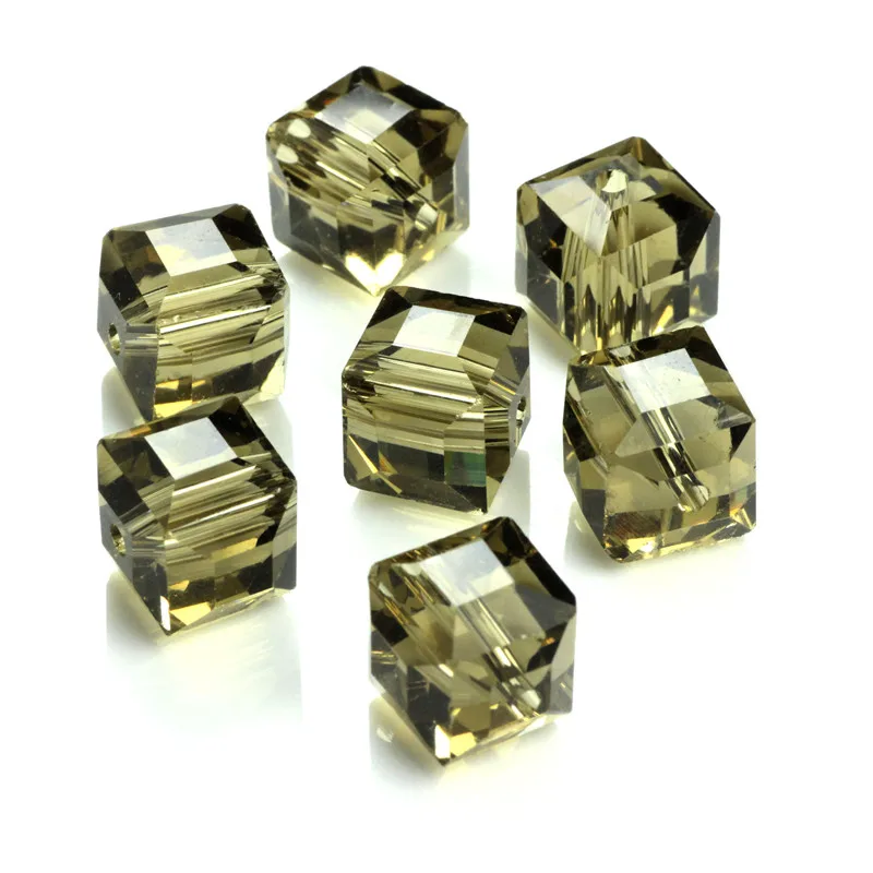 Стеклянные бусины разделители 8 мм 95 шт./лот|glass beads|spacer beadssquare beads |