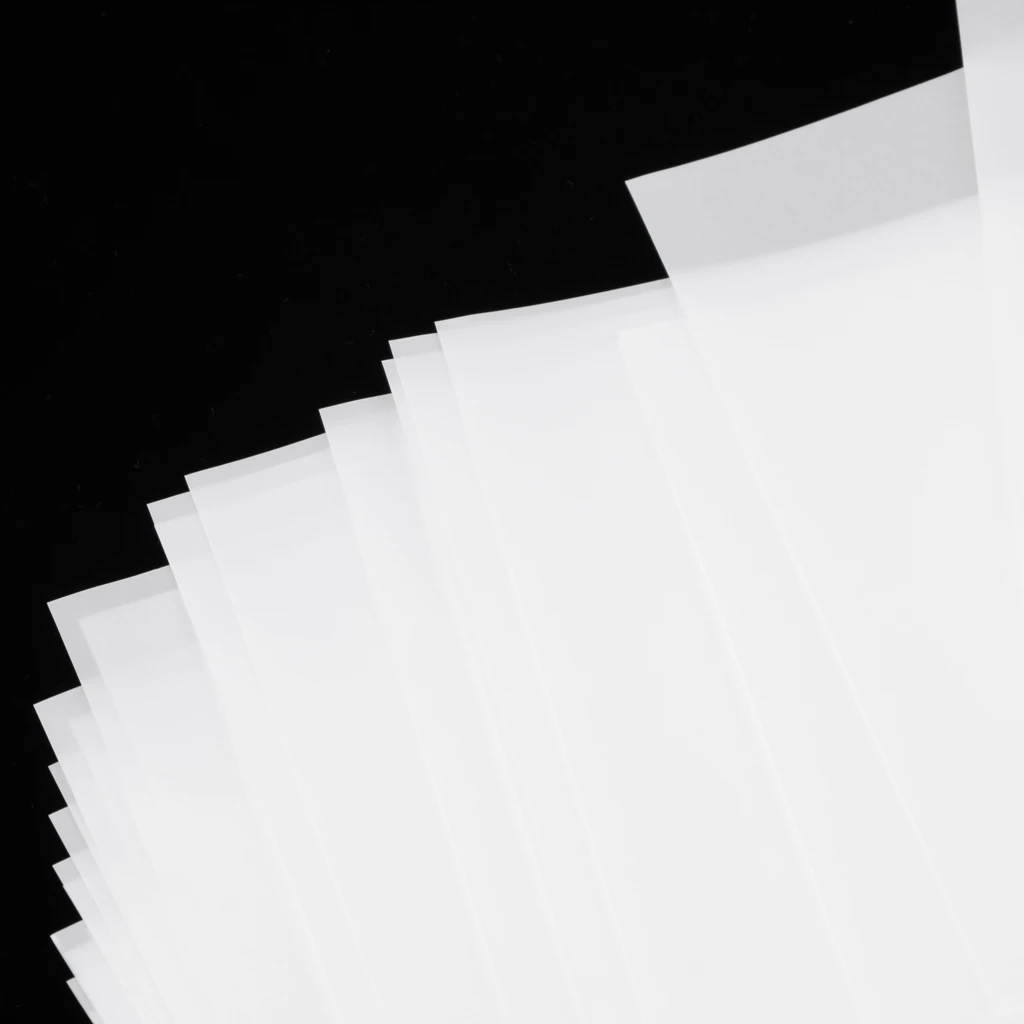 100x Salon Plastic Hair Dye Paper Color Highlight Separating Sheet Reusable